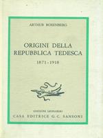 Origini della Repubblica Tedesca 1871-1918