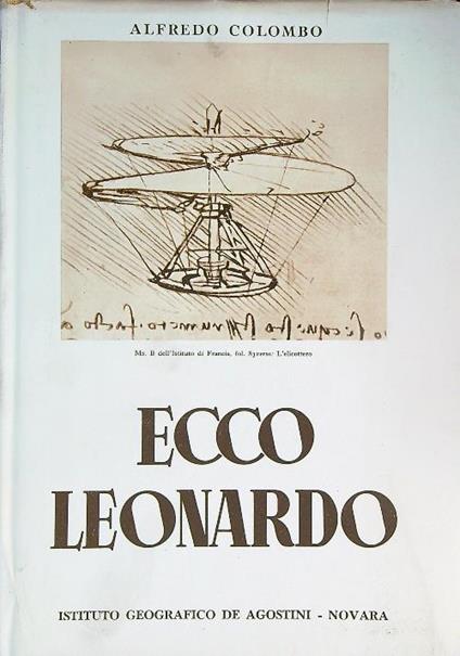 Ecco Leonardo - Alfredo Colombo - copertina