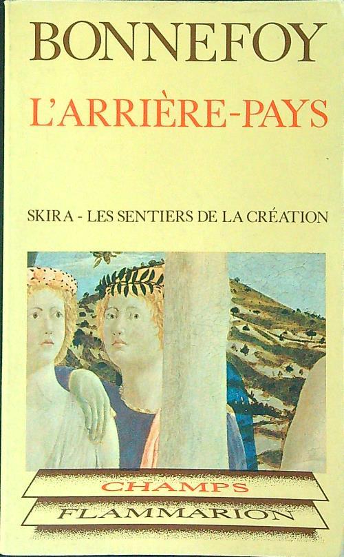 L' arriere-Pays - Yves Bonnefoy - copertina