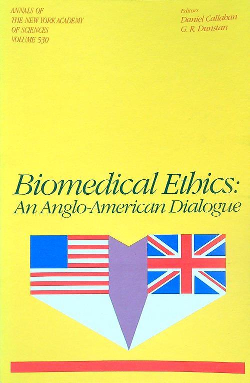 Biomedical Ethics: An Anglo-American Dialogue - Daniel Callahan - copertina