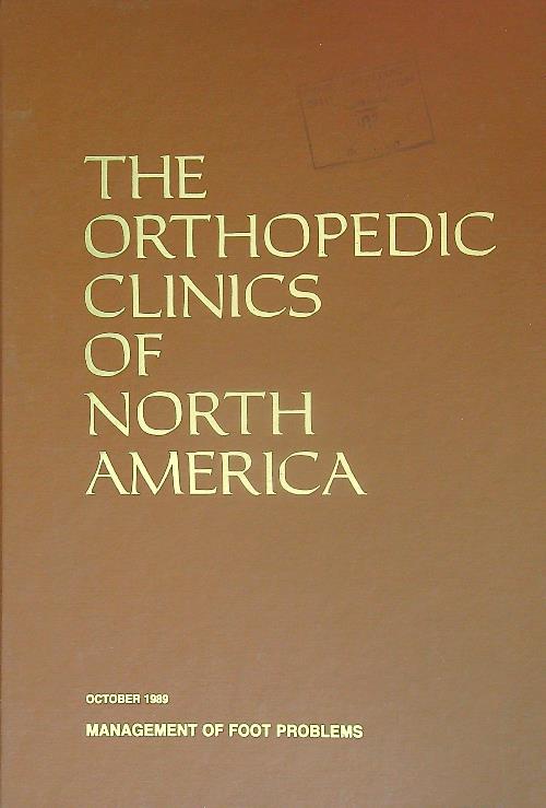 The  Orthopedic Clinics of North America Vol 20/n. 4-Oct 1989 - Lamar Fleming - copertina