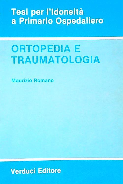 Ortopedia e traumatologia