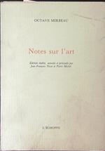 Notes sur l'art