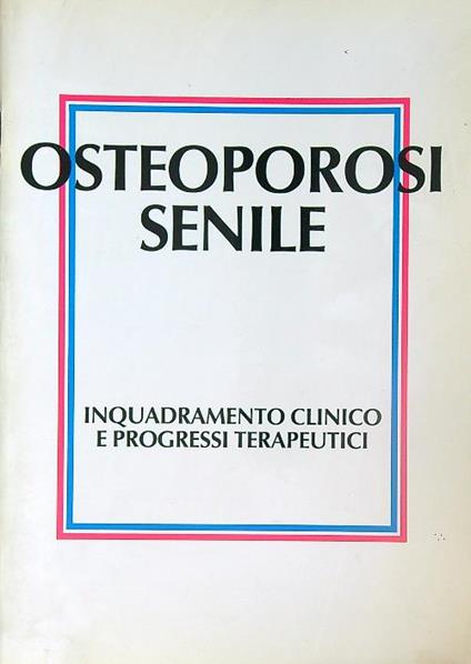 Osteoporosi senile - copertina