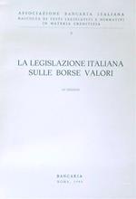 La legislazione italiana sulle borse valori