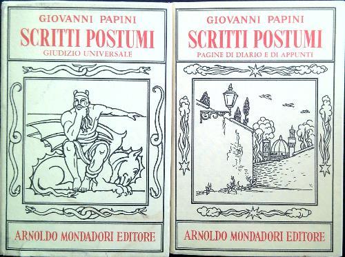 Scritti postumi. 2 Volumi