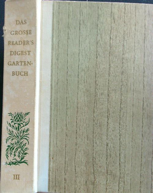 Das grosse reader's digest gartenbuch band III - copertina