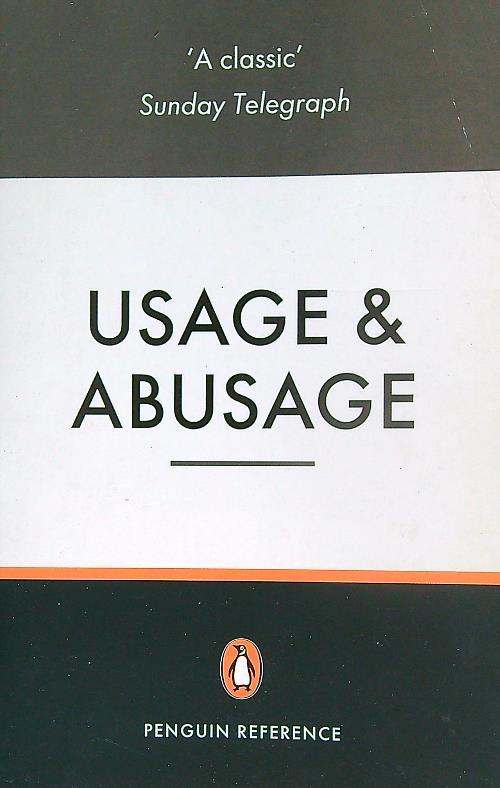 Usage and Abusage - Eric Partridge - copertina