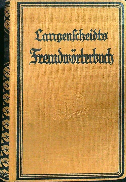 Langenscheidts Fremdworterbuch - Schmidt - copertina