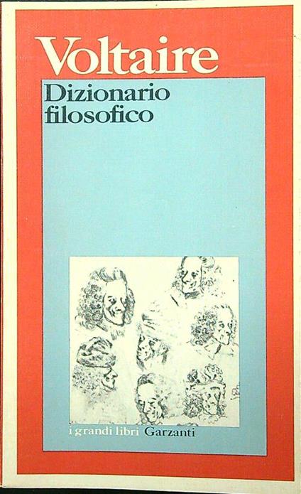 Dizionario filosofico - Voltaire - copertina