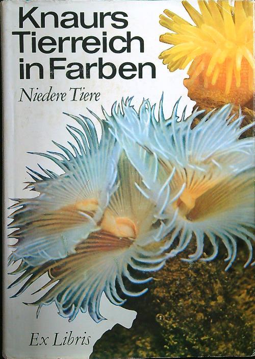 Knaurs tierreich in farben Niedere Tiere - copertina