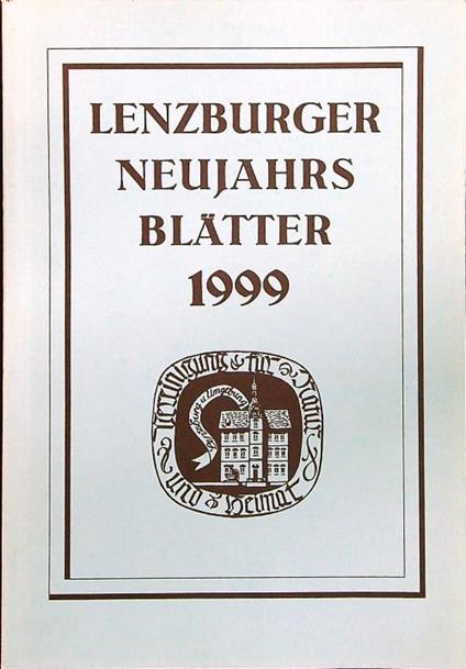 Lenzburger neujahrs blatter 1999 - copertina