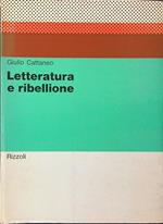 Letteratura e ribellione