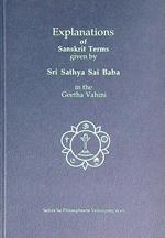 Explanations of Sanskrit terms 