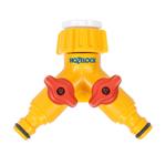 Hozelock Connettore - Raccordo Doppio Dual Control Rubinetto Tubo