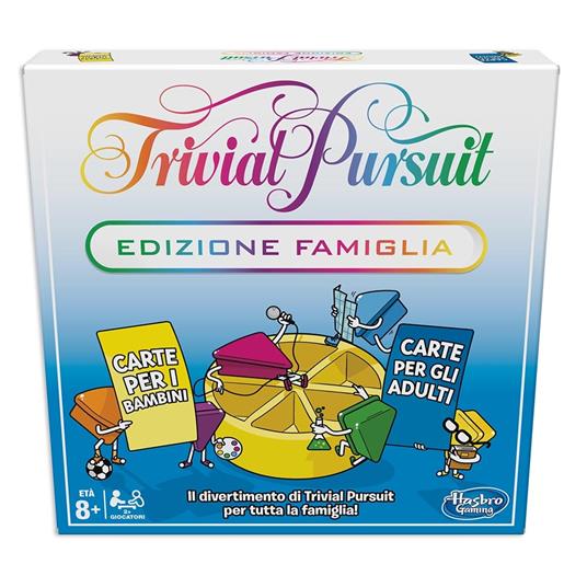 Trivial Pursuit Edizione Famiglia, gioco da tavolo per serate in famiglia,  serate quiz, dagli 8 anni in su - Hasbro - Games - Giochi di abilità -  Giocattoli | Feltrinelli