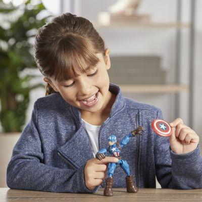 Avengers. Captain America Bend and Flex (Action Figure Flessibile 15cm) - 11