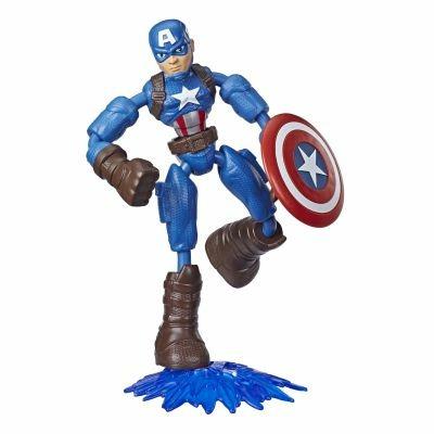 Avengers. Captain America Bend and Flex (Action Figure Flessibile 15cm) - 2