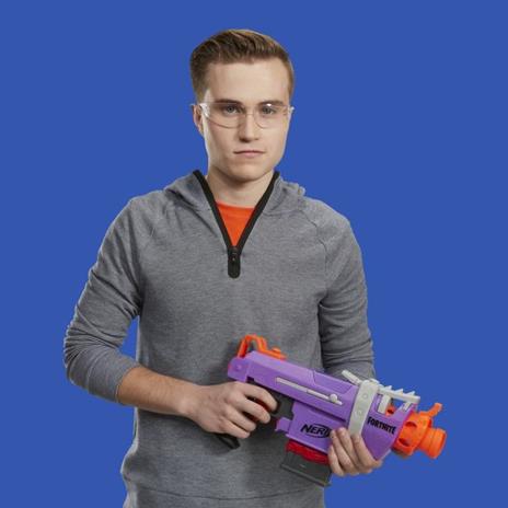 Nerf Fortnite. SMG-E (Blaster motorizzato con clip di 6 dardi, include 6 dardi ufficiali Nerf Elite) - 9