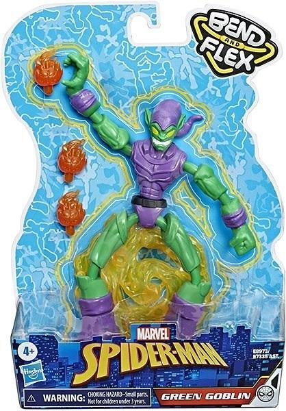 Spider-Man. Green Goblin Bend and Flex (Action Figure Flessibile 15cm) - 2