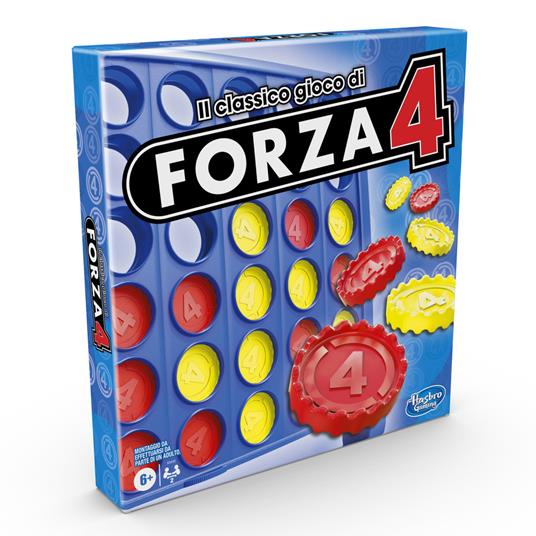 Forza 4 (gioco in scatola, Hasbro Gaming) - Hasbro - Games - Giochi di  ruolo e strategia - Giocattoli | laFeltrinelli