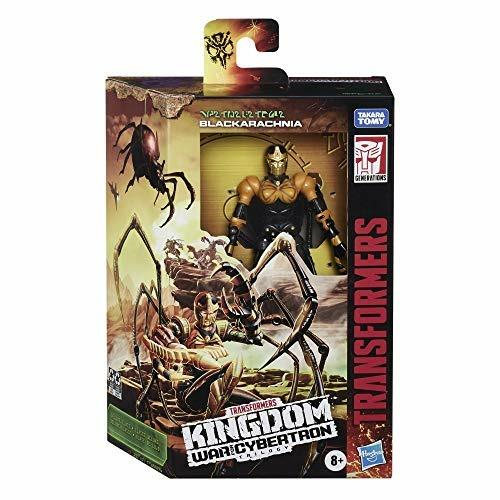 Hasbro Transformers Toys Generations War for Cybertron: Kingdom Deluxe, WFC-K5 Blackarachnia, Action Figure da 14 cm - 4