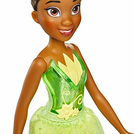 Hasbro Disney Princess Royal Shimmer- Bambola di Tiana, fashion doll con gonna e accessori - 3