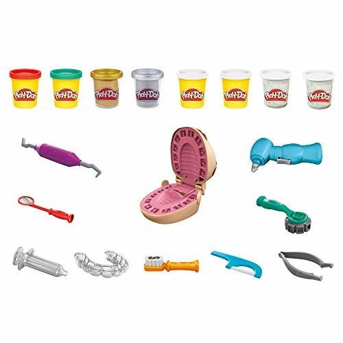 Play-Doh - Dottor Trapanino, playset con 8 barattoli di pasta da modellare atossica - 2