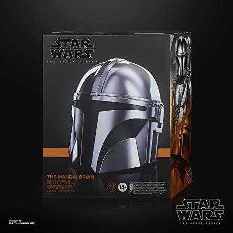 Hasbro Star Wars The Black Series, Casco Elettronico Premium The Mandalorian, replica, gioco di ruolo da collezione - 4