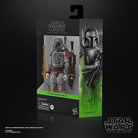 Hasbro Star Wars The Black Series. Boba Fett, action figure deluxe da 15 cm - 4