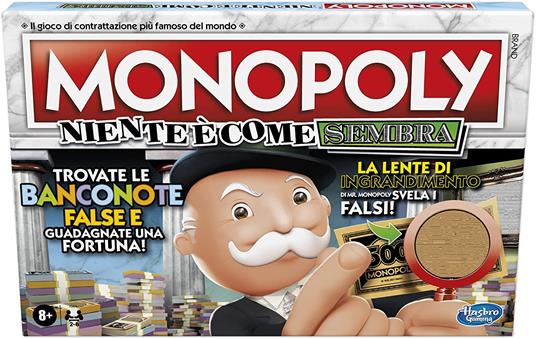 Monopoly Niente È Come Sembra. Gioco da tavolo - Hasbro - Hasbro Gaming -  Giochi di ruolo e strategia - Giocattoli | Feltrinelli