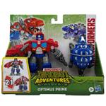 Personaggio Transformers Dinobot Adventures 20 Cm 2 In 1 Optimus Prime Hasbro F3110