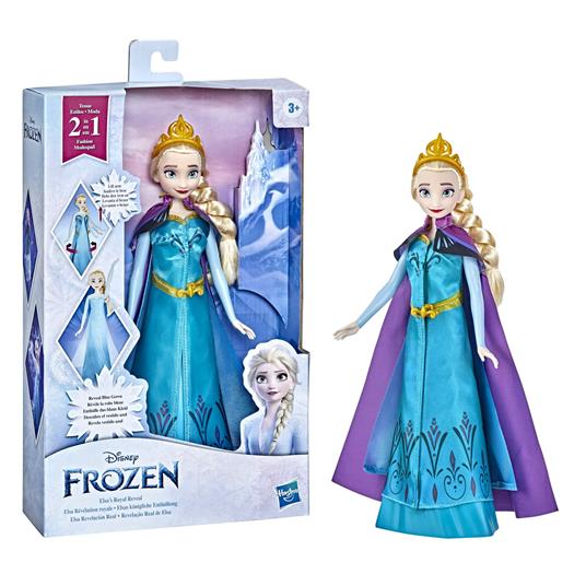 Hasbro Disney Frozen - Elsa Rivelazione Reale, fashion doll di Elsa con  abito 2-in-1 - Hasbro - Bambole Fashion - Giocattoli | laFeltrinelli