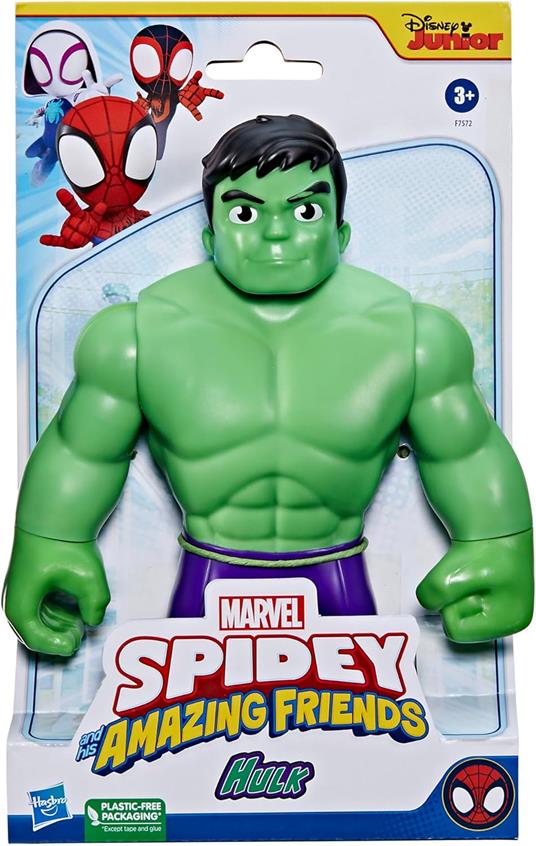 Marvel Hasbro, Spidey e i Suoi Fantastici Amici, action figure di Supersized Hulk - 2