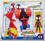 Spidey Veicolo Con Personaggio E Accessori - Miles Techno Racer