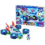 Pj masks: eroi super power, pj explo-mobile, veicolo convertibile, con luci e suoni, giocattoli dei superpigiamini