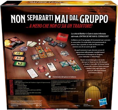 Avalon Hill, Betrayal at Baldur's Gate, gioco da tavolo modulare