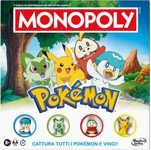Giocattolo Monopoly Pokémon Edition, gioco da tavolo - Versione italiana Hasbro