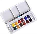 Daler Rowney Set Da Viaggio 12 Mezzi Godets Con Pennello