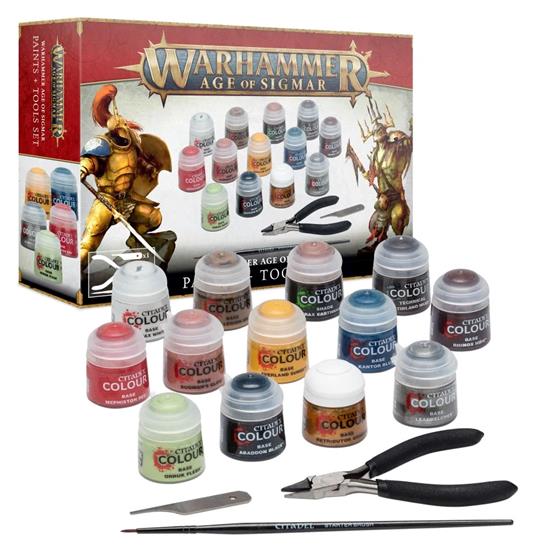 Age of Sigmar - Paint + Tools Set