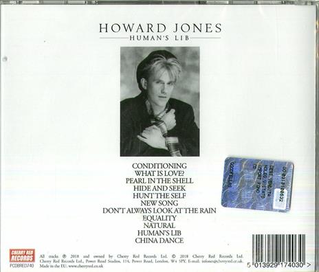 Human's Lib - CD Audio di Howard Jones - 2