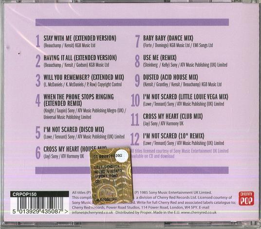 The Remix Anthology - CD Audio di Eighth Wonder - 2