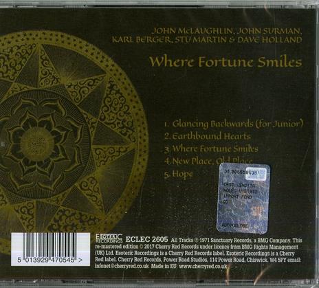 Where Fortune Smiles - CD Audio di John McLaughlin - 2