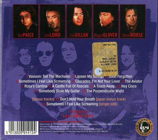 Purpendicular (Digipack) - Deep Purple - CD | laFeltrinelli