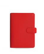 Filofax Agenda Organizer Ad Anelli Personal Saffiano Rosso