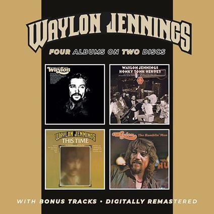 Lonesome, On?Ry & Mean-Honky Tonk Heroes-This Time-The Ramblin? Man Plus Bonus Tracks - CD Audio di Waylon Jennings