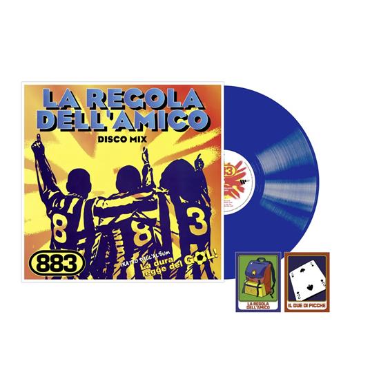 La Regola Dell'Amico (Original Version 1997 - Vinile 180gr. Blu + 2 Figurine Speciali) - Vinile LP di 883