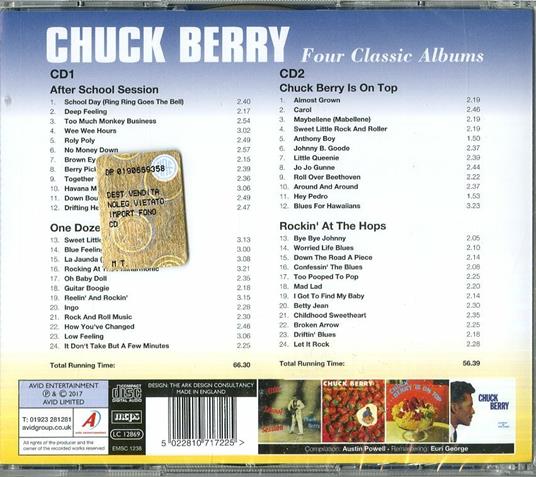 Four Classic Albums - CD Audio di Chuck Berry - 2