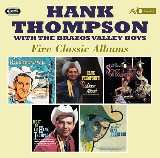 Five Classic Albums - CD Audio di Hank Thompson