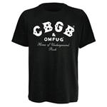 Cbgb'S - Black Logo Black Ts S